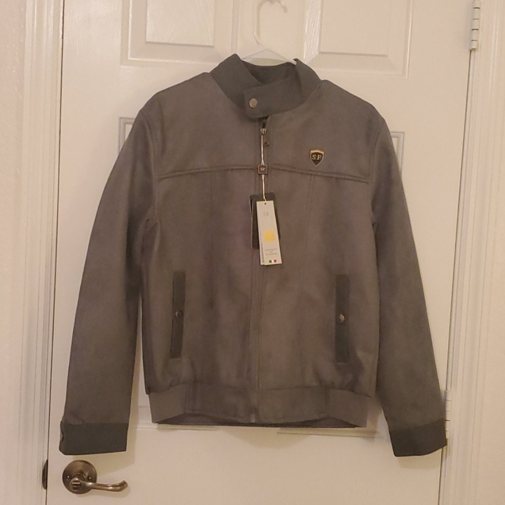 S.F. (Superlative Fashion) Men's Leather Jacket
